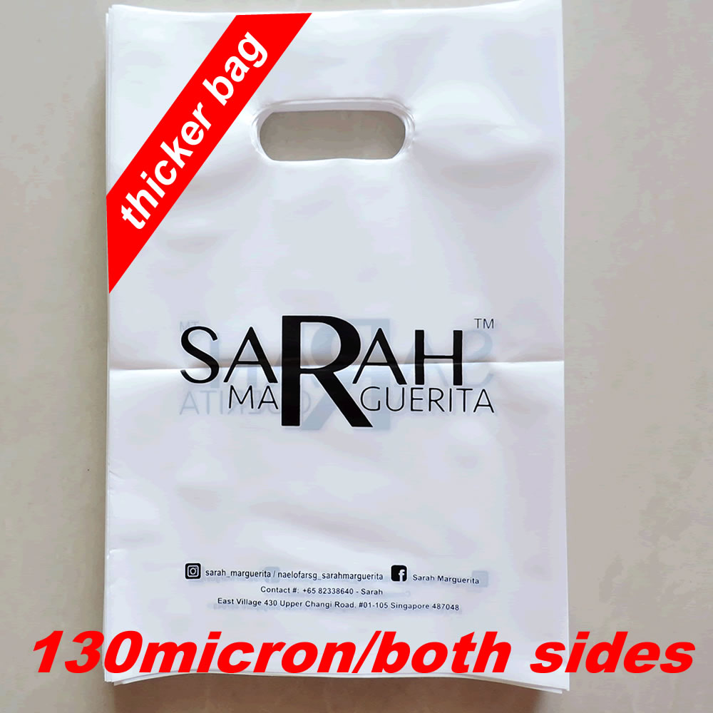 custom printed plastic bag for packaging/handing gift shopping bag