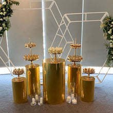 Load image into Gallery viewer, 3PCS/set 5pcs/set Cake Pillar wedding pedestal columns for mariage party event wedding dresses shop decoration