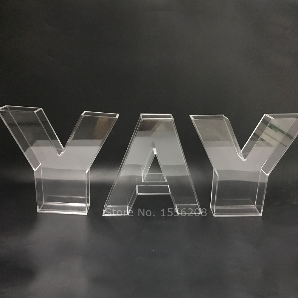 Fillable Acrylic Letters for Business Events