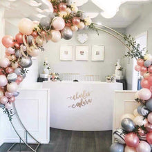 Load image into Gallery viewer, Wedding Background Decoration wrought iron round ring Arch Frame Stage Accessories Round Party Flower decoration flower stand