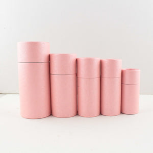 1000PCS  Kraft paper Tube Oil bottle packaging Cardboard Jar for gift jewelry cosmetics essential oil Bottles round packaging