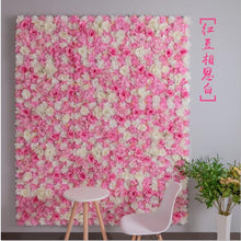 Load image into Gallery viewer, 16PCS/lot 40x60cm Silk Rose Flower Champagne Artificial Flower for Wedding Decoration Wall Romantic Wedding Xmas Backdrop Decor