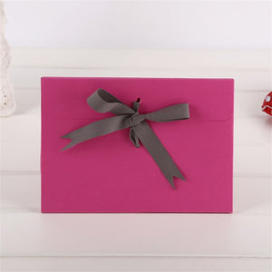 500pcs/lot 24*18*0.7cm  bow Envelope Kraft paper pocket bag Kerchief Handkerchief Silk scarf packing boxes Envelope box