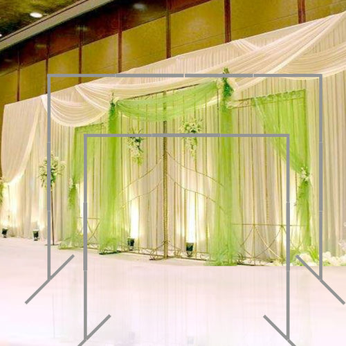Wedding background drapery pole stand iron rectangle structure frame 3x3meters /3x4meters, Home&garden decoration party supplies