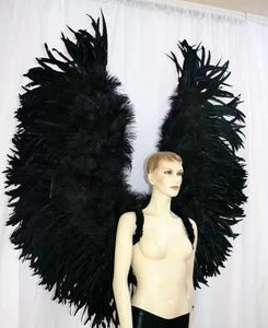 new large cosplay wings 110*120cm style feather wings