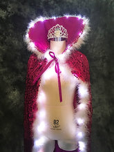 Load image into Gallery viewer, YES LED Sequin Luminescent Cloak Model Champion Queen Flash Cape Beauty Pageant Stage Walk Show  Bar Club Party Halloween Prop