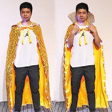Load image into Gallery viewer, YES LED Sequin Luminescent Cloak Model Champion Queen Flash Cape Beauty Pageant Stage Walk Show  Bar Club Party Halloween Prop