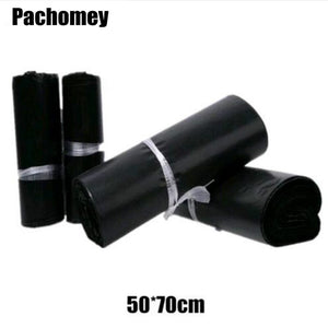 50*70cm Black Large Packing Bag Poly Mailers Plastic PE Material Mailing Envelop Bags Courier Mailing Bags PP750