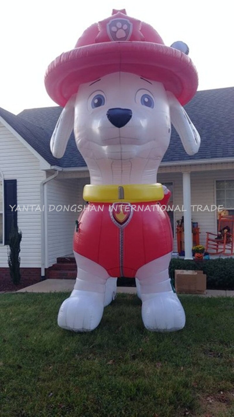 Most popular advertising  inflatable giant cartoon  dog model for event party cruise decoration