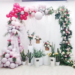 5PCS Wedding/Table Centerpiece DIY Cake Holders/Pot Stand Metal Road Leads Flower Rack for Wedding/Party/Home Decoration GDP01