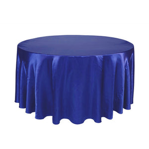 5PCS 275cm Round Satin Tablecloth Table Cloth Cover Waterproof dustproof Oilproof Wedding Banquet Home DIY Decor Home Textiles