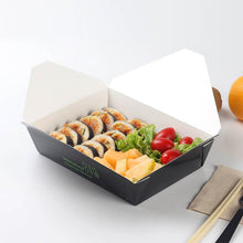 Load image into Gallery viewer, 500 Pcs Gourmet kitchen Disposable food containers paper packing box packaging box food for fast food shop restaurant supplier