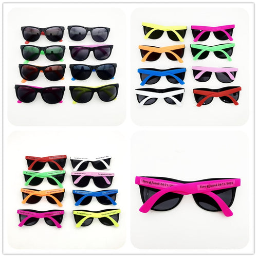 60 pairs/lot Customize Mix Color Unisex Sunglasses Classic 80's Vintage Style Design Party 2019 Sunglasses for Party Decoration